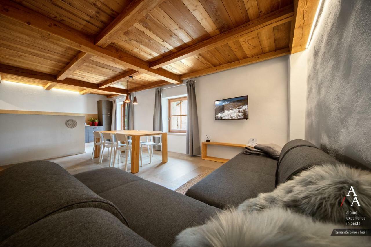Alp Apartments Ski & Bike - Tourneuve5 아오스타 외부 사진