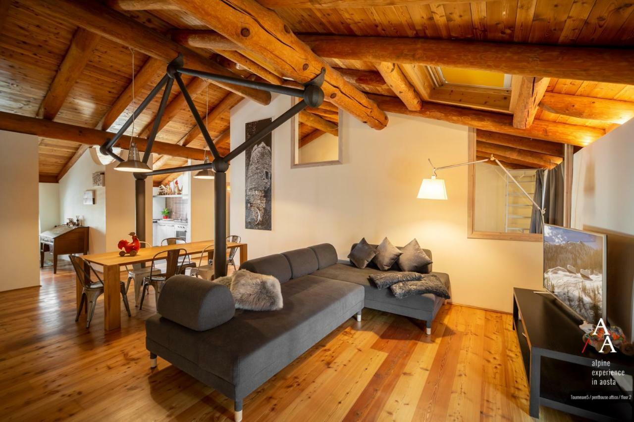 Alp Apartments Ski & Bike - Tourneuve5 아오스타 외부 사진